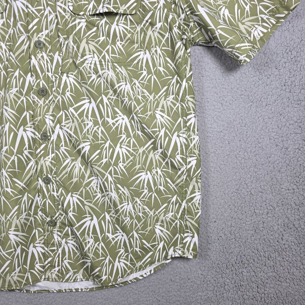 Duluth Trading Co Shirt Mens Size LT Plant Floral All Over Print Vented Hiking - Picture 3 of 12